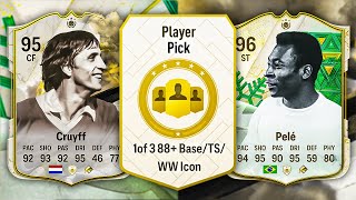 UNLIMITED 88 ICON PLAYER PICKS 👀 FC 24 Ultimate Team [upl. by Lauder]