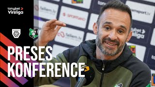 13 kārta Valmiera FC 21 FK Auda Preses konference [upl. by Renado]