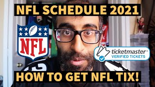 NFL SCHEDULE RELEASE 2021  HOW TO BUY AND SELL NFL TICKETS  TICKETMASTER  STUBHUB [upl. by Dolli]