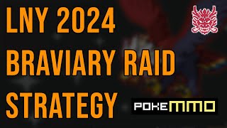 Braviary Raid Strategy LNY 2024 PokeMMO [upl. by Nelleoj]