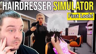 OPENING MY OWN HAIR SALON Hairdresser Simulator [upl. by Alis]