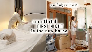 our official FIRST NIGHT in the new house  our FRIDGE got delivered  XO MaCenna Vlogs [upl. by Cohberg]