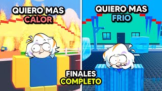 QUIERO MAS CALOR 🔥 QUIERO MAS FRIO 🧊 TODOS LOS FINALES COMPLETO [upl. by Aramoj]