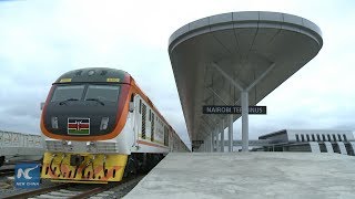 Kenyas new railway attracts thousands as services take off [upl. by Raimes656]