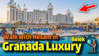 Granada Luxury Belek Hotel Uall Inclusive ANTALYA WALKING TOUR Travel Vlog  Granada Luxury [upl. by Llekram]