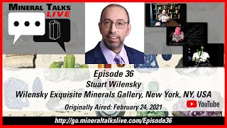 Mineral Talks LIVE  Episode 36  Stuart Wilensky  Founder Wilensky Exquisite Gallery New York [upl. by Repip66]