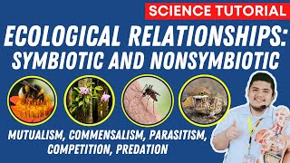 ECOLOGICAL RELATIONSHIPS  SYMBIOTIC AND NONSYMBIOTIC  SCIENCE 7 QUARTER 2 [upl. by Adnael121]