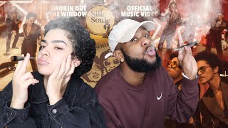 Bruno Mars Anderson Paak Silk Sonic  Smokin Out The Window Official Music Video  Reaction [upl. by Yonita]