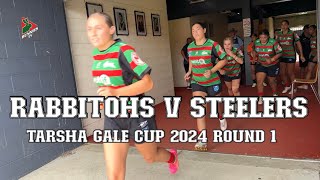 Rabbitohs v Steelers Highlights  2024 Round 1 Tarsha Gale Cup [upl. by Eslek]