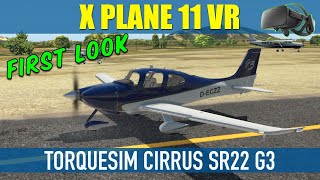 In Flight Review Of TorqueSim Cirrus SR22 G3  XP11 VR FSEconomy [upl. by Bone]