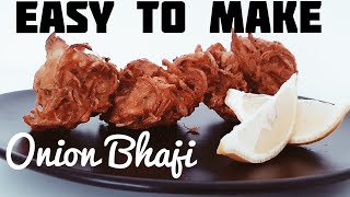 Onion Bhaji SECRET RECIPE BEST 😋 [upl. by Ric207]