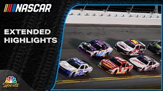 NASCAR Xfinity Series EXTENDED HIGHLIGHTS United Rentals 300  21924  Motorsports on NBC [upl. by Irol707]