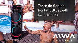 Torre de Sonido Línea Ring AWT2010PB  AIWA ELECTRONICS [upl. by Biel]