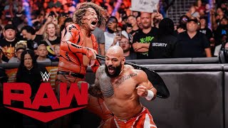 Ricochet vs Shinsuke Nakamura Raw highlights Sept 4 2023 [upl. by Anaul]