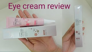 Eye cream কি সত্যিই কাজ করে Japan Sakura Eye Cream review [upl. by Behrens]