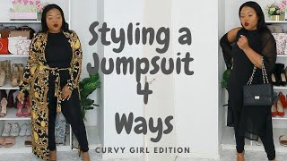 STYLING A JUMPSUIT4 OUTFIT IDEAS HOW TO STYLE A JUMPSUIT [upl. by Artenehs]