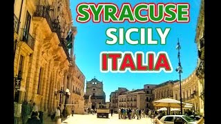 Syracuse Sicily Italy Travel Siracusa Cruise Port  Travel Food Drink [upl. by Born709]