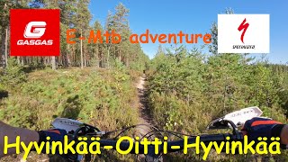 HyvinkääOittiHyvinkää EBike adventure GasGas MXC4 Specialized Levo Alloy [upl. by Cosma339]