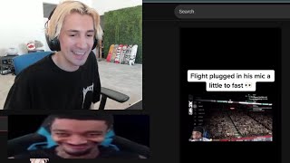 xQc reacts to a FlightReacts TikTok [upl. by Elacsap]