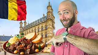 100 Hours in Belgium 🇧🇪 The Best Belgium Food in Belgium [upl. by Dilahk919]