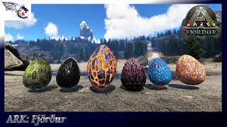 All Fjordur Egg Locations amp How To Get To Them  ARK Survival Evolved 114 [upl. by Aicylla]