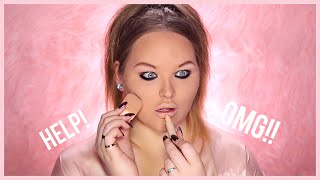 HOW I DID MY MAKEUP IN HIGH SCHOOL Challenge  NikkieTutorials [upl. by Amahs]