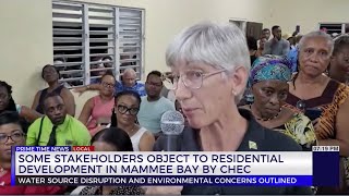 Some Stakeholders Object to Residential Development in Mammee Bay by CHEC  TVJ News [upl. by Coleen435]