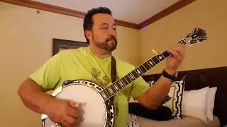 El Cumbanchero based on an arr by J Scroggins on a Stelling Staghorn Banjo [upl. by Notirb]