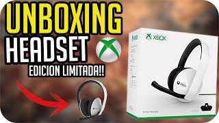 UNBOXING HEADSETS XBOX ONE BLANCOS  EDICIÓN LIMITADA  Gonner [upl. by Assilanna]