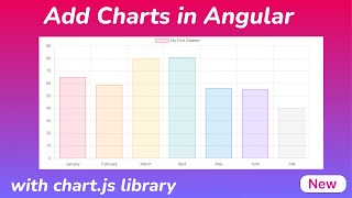 How to add charts in Angular application  Using chartjs library [upl. by Guglielmo]