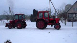 t25 VS mtz80 [upl. by Alegnaed664]