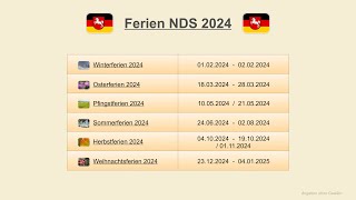 Ferien NDS 2024 [upl. by Assilym252]