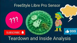 Teardown and Inside Analysis of FreestyleLibre Pro Sensor  T1D T2D NFC [upl. by Etnovaj]