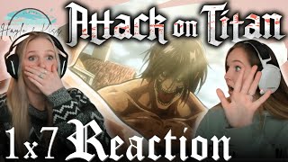 What Is THAT  ATTACK ON TITAN  Reaction 1X7 [upl. by Routh]