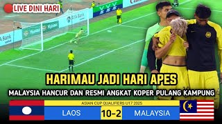 🔴GEMPARKAN ASEAN DINI HARI  LAOS U17 10 VS MALAYSIA U17 2  Asean Cup Qualifiers U17 2025 [upl. by Rawlinson]