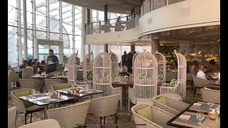 Solarium Bistro Dinner onboard Symphony of the Seas [upl. by Mason]