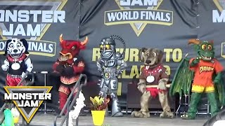 Mascots Dance Off  Monster Jam World Finals XX 20  Monster Jam [upl. by Siwel]