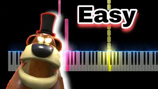 POV Freddy Fazbear Gets Revenge Easy Piano Tutorial [upl. by Werna]