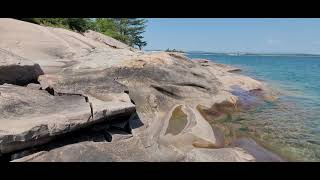 Walk around West Fox Island Killarney Ontario Canada Lake Hurons Georgian Bay July 2023 [upl. by Carmine261]