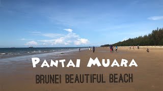 Brunei Beautiful Beach Tourist Attraction  Pantai Muara [upl. by Sinned]