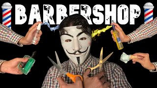 ASMR  💈​BARBER SHOP💈​  Roleplay Español [upl. by Nosyerg729]