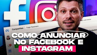 Como Anunciar no Facebook e Instagram para Iniciantes  Tutorial Completo  Live 107 [upl. by Backer]