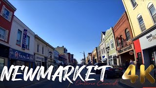 Newmarket Ontario Canada 🇨🇦 4k [upl. by Coats770]