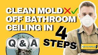 How to remove mould from the bathroom tiles using natural products [upl. by Ameekahs879]