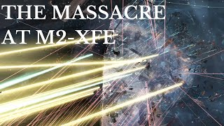 Graveyard Of Titans  The Massacre at M2XFE  The Largest Battle Fought in EVEOnline [upl. by Zsuedat294]