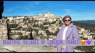 BEAUTIFUL VILLAGES of LUBERON FRANCE😍🇫🇷 [upl. by Leontine]