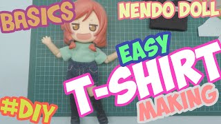 Nendoroid Doll TShirt making tutorial  BASICS [upl. by Solly]