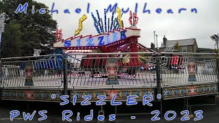 PWS Twister Ride  2023  Test Ride  Michael Mulhearn Funfairs [upl. by Desdamonna]