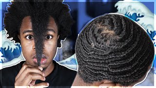 How To Get 360 Waves With Long Hair  2 YEARS WOLFING [upl. by Bore]