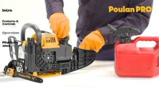 Poulan Pro  Chainsaw Operation [upl. by Ecnarolf]